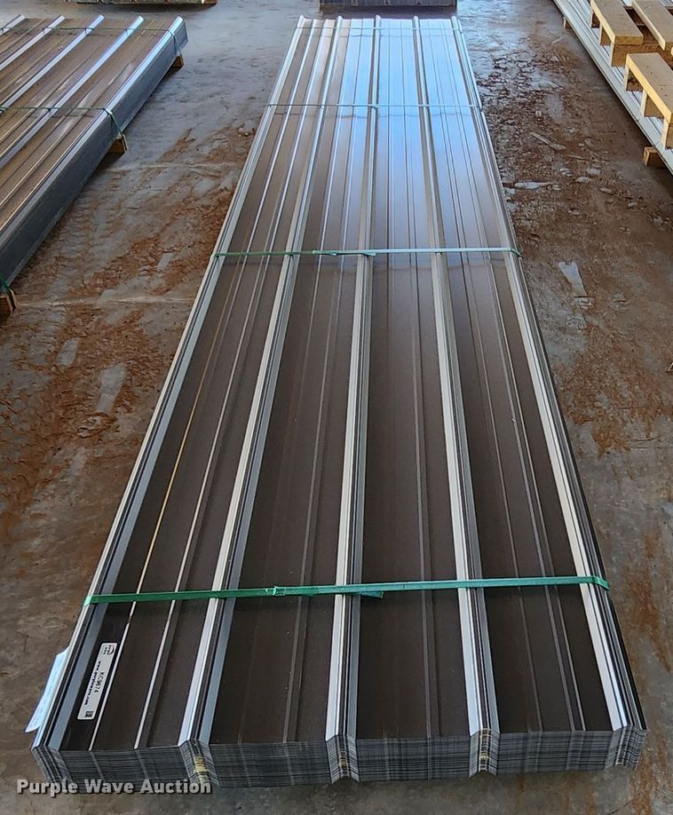 image for item KC9674 (170) sheets of 2023 Doerkson Metal Components metal siding/roofing
