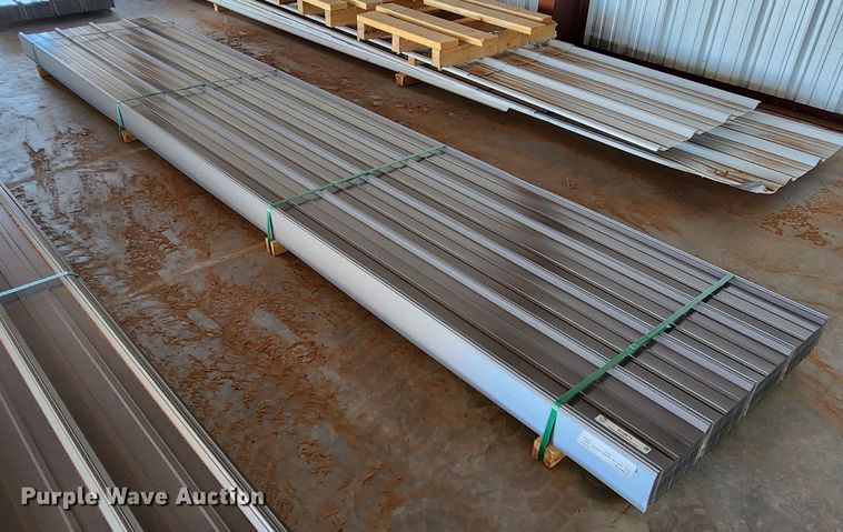 image for item KC9674 (170) sheets of 2023 Doerkson Metal Components metal siding/roofing