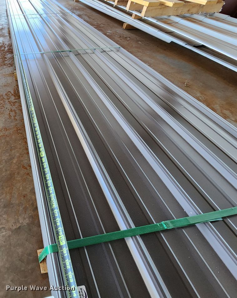 image for item KC9674 (170) sheets of 2023 Doerkson Metal Components metal siding/roofing
