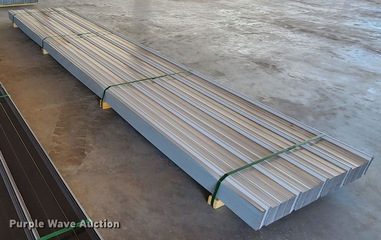 image for item KC9675 (170) sheets of 2023 Doerkson Metal Components metal siding/roofing