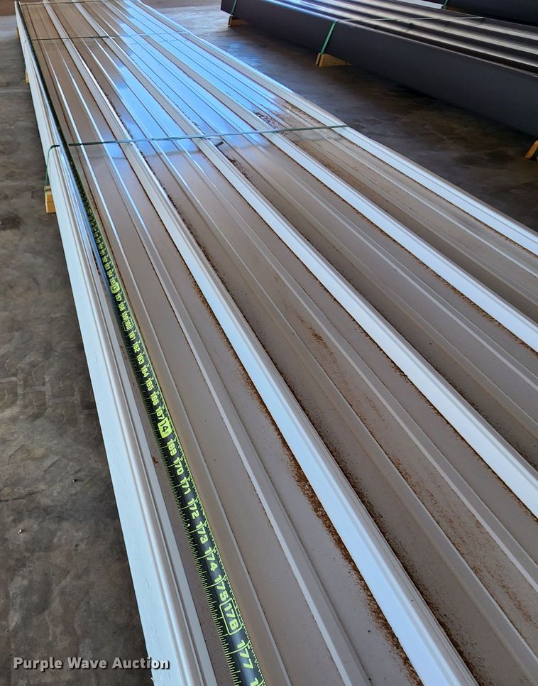 image for item KC9675 (170) sheets of 2023 Doerkson Metal Components metal siding/roofing