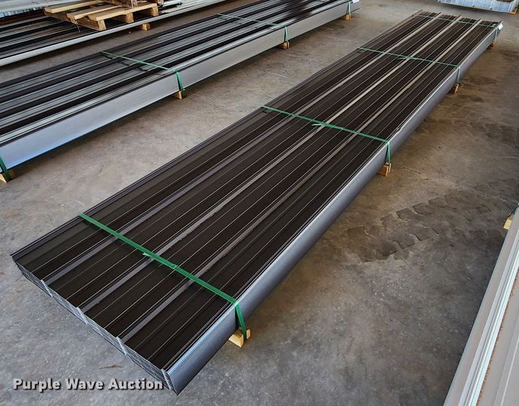 image for item KC9676 (100) sheets of 2023 Doerkson Metal Components metal siding/roofing
