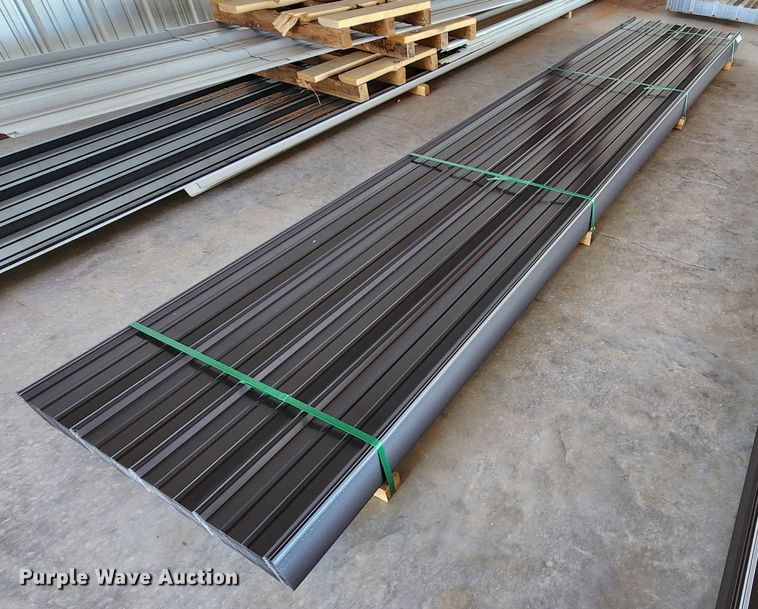 image for item KC9677 (100) sheets of 2023 Doerkson Metal Components metal siding/roofing