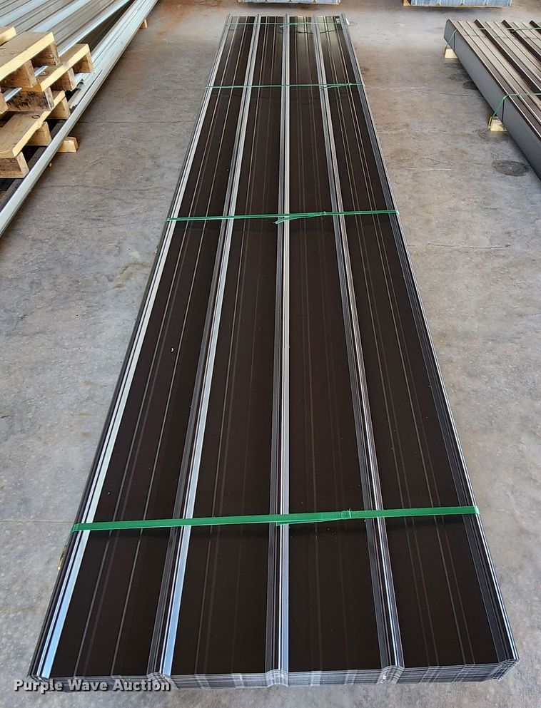 image for item KC9677 (100) sheets of 2023 Doerkson Metal Components metal siding/roofing