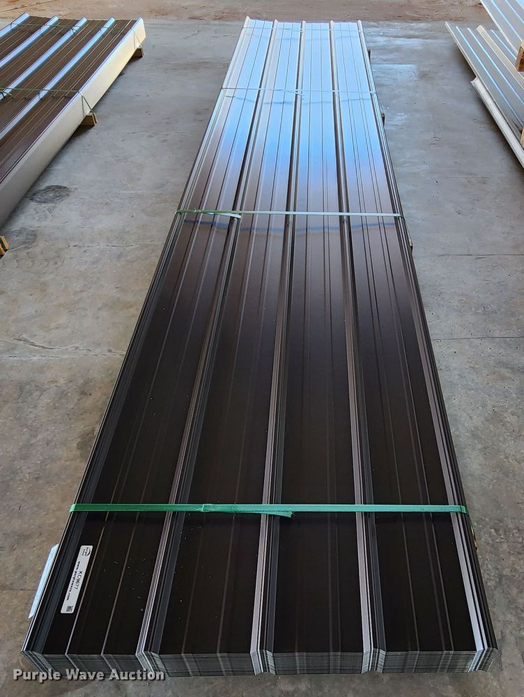 image for item KC9677 (100) sheets of 2023 Doerkson Metal Components metal siding/roofing