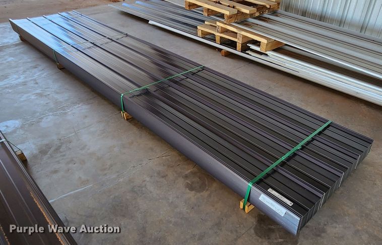 image for item KC9677 (100) sheets of 2023 Doerkson Metal Components metal siding/roofing
