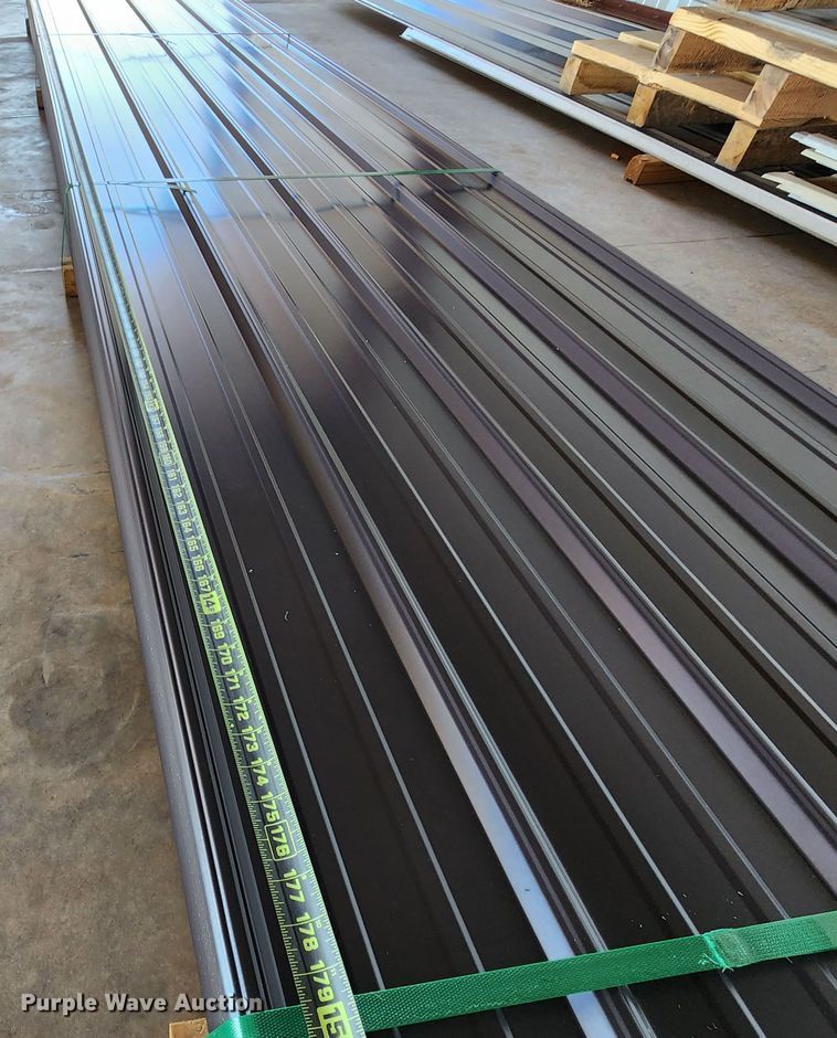 image for item KC9677 (100) sheets of 2023 Doerkson Metal Components metal siding/roofing