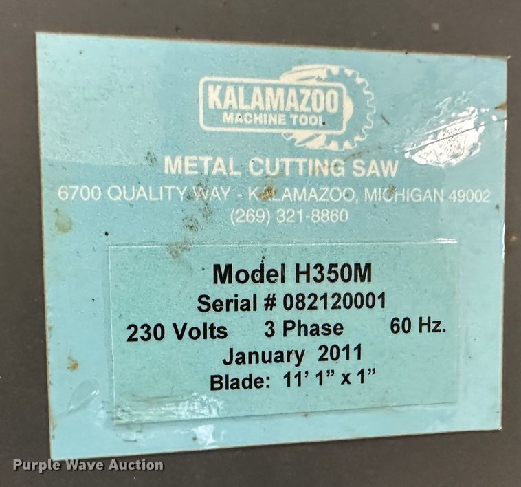 image for item KX9070 Kalamazoo H350M  band saw