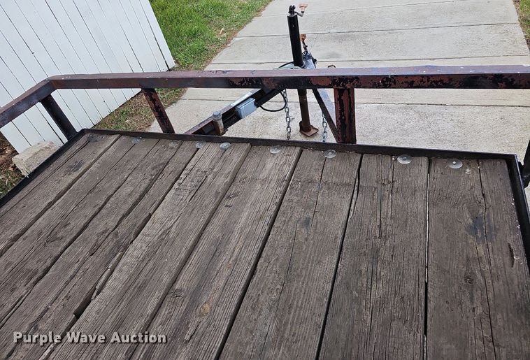 image for item LE9342 1980 Shop built  utility trailer