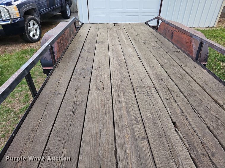 image for item LE9342 1980 Shop built  utility trailer