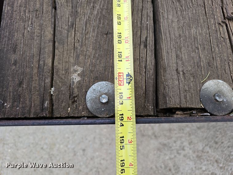 image for item LE9342 1980 Shop built  utility trailer