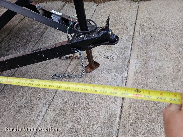 image for item LE9342 1980 Shop built  utility trailer