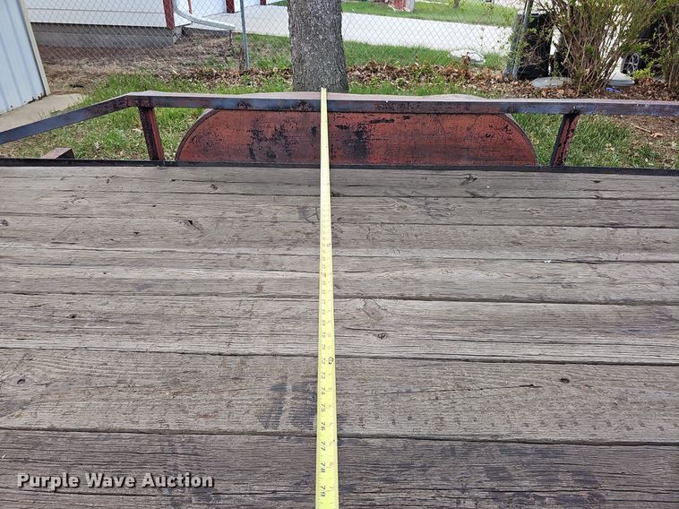 image for item LE9342 1980 Shop built  utility trailer