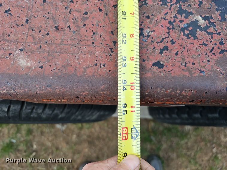 image for item LE9342 1980 Shop built  utility trailer