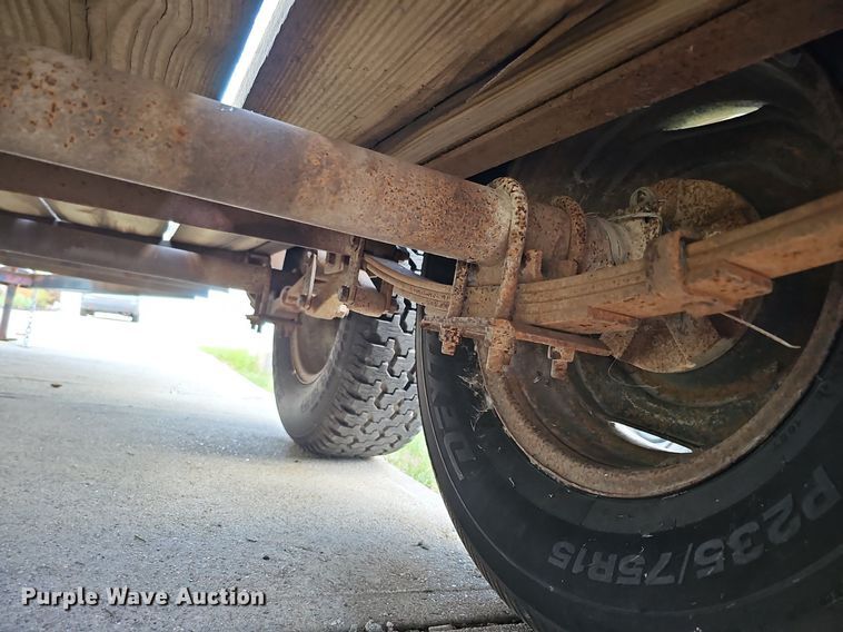 image for item LE9342 1980 Shop built  utility trailer