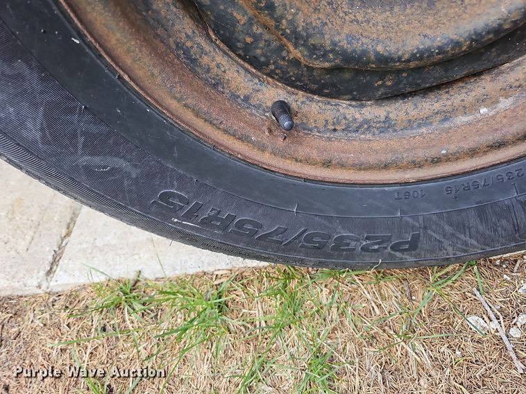 image for item LE9342 1980 Shop built  utility trailer