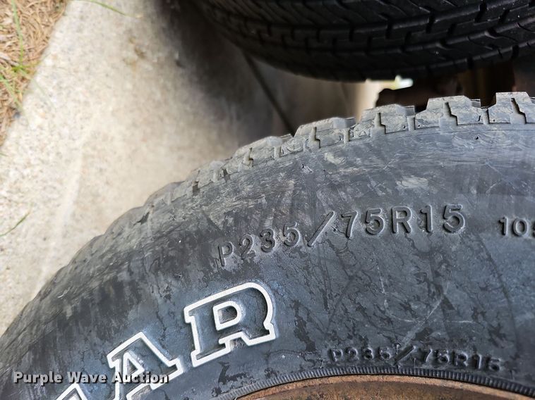 image for item LE9342 1980 Shop built  utility trailer