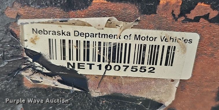 image for item LE9342 1980 Shop built  utility trailer