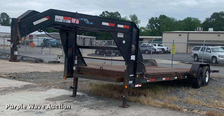 image for item LH9570 2007 Load Trail  tilt deck equipment trailer