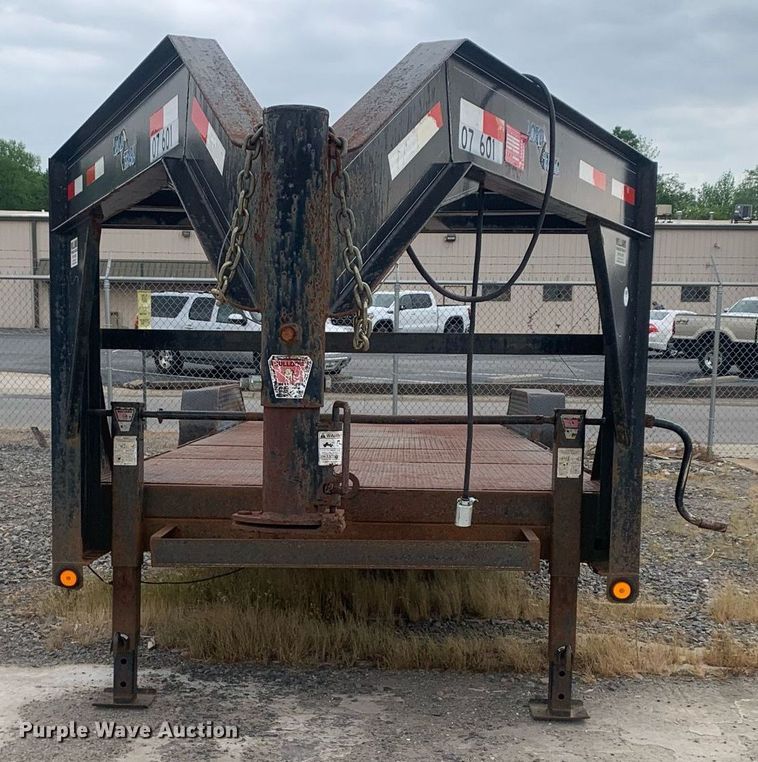 image for item LH9570 2007 Load Trail  tilt deck equipment trailer