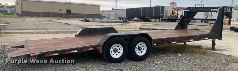 image for item LH9570 2007 Load Trail  tilt deck equipment trailer