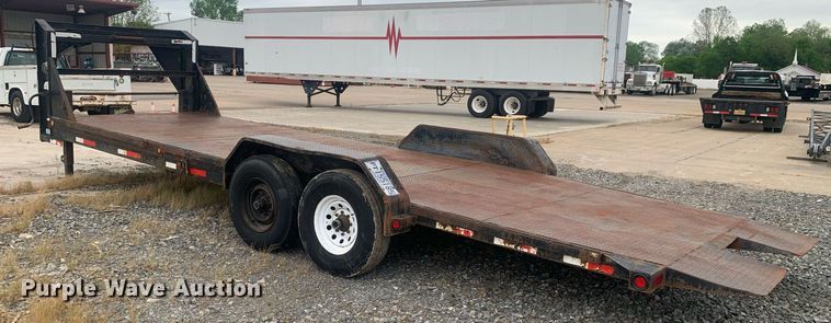 image for item LH9570 2007 Load Trail  tilt deck equipment trailer