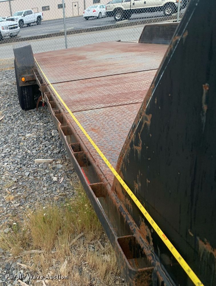 image for item LH9570 2007 Load Trail  tilt deck equipment trailer