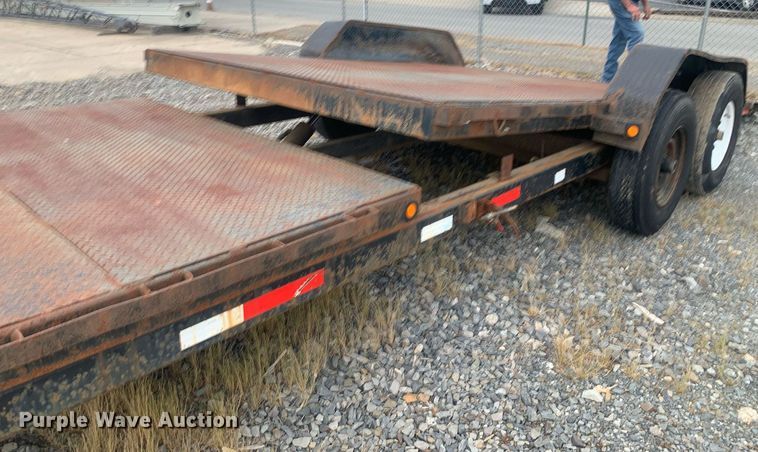 image for item LH9570 2007 Load Trail  tilt deck equipment trailer