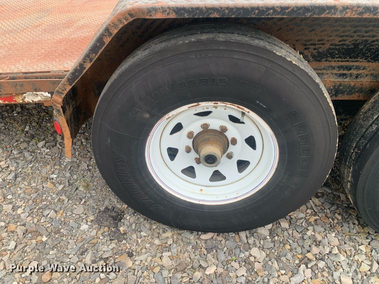 image for item LH9570 2007 Load Trail  tilt deck equipment trailer