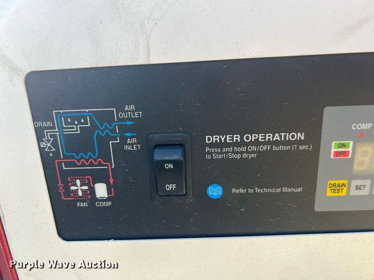 image for item LI9649 Gardner Denver XGNC75A100  refrigerated compressed  air dryer