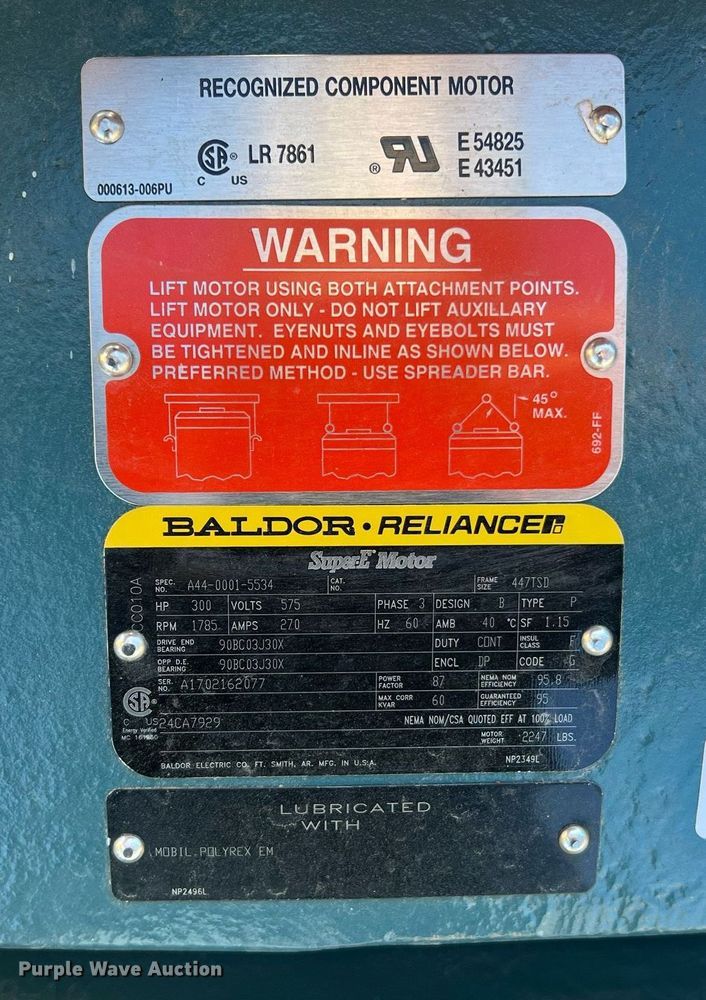 image for item LI9653 Baldor Reliance A44-0001-5534  electric motor