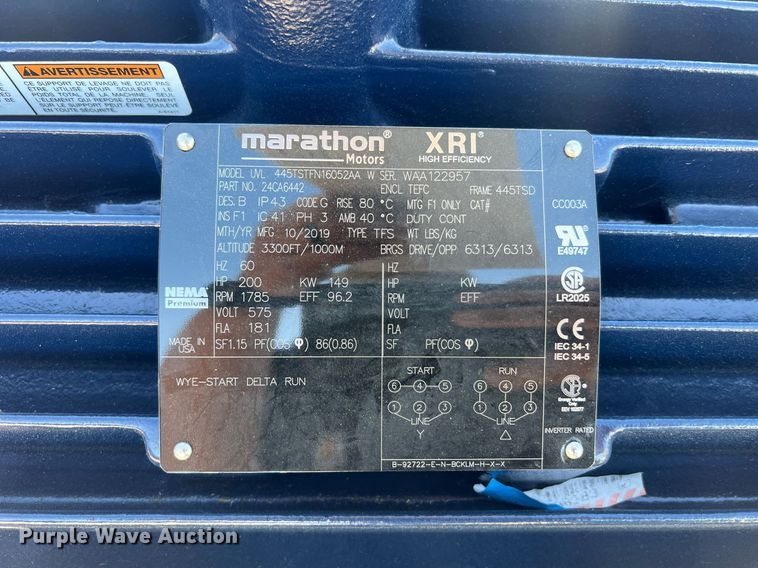 image for item LI9655 Marathon UVL445TSTFN16052AA  electric motor