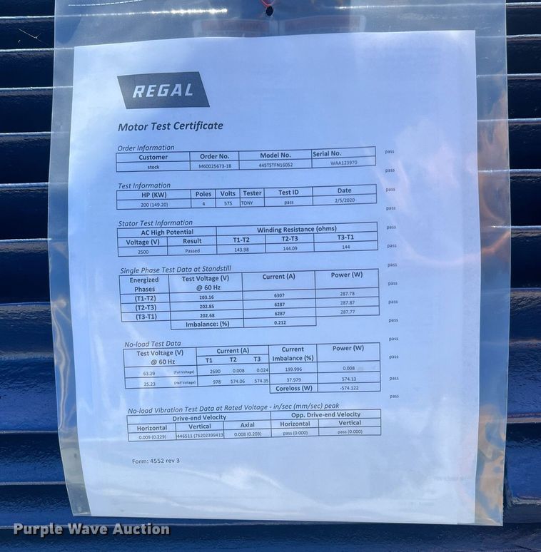 image for item LI9656 Marathon 445TSTFN16052AA  electric motor