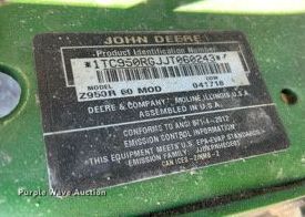 image for item LI9662 John Deere Z950R  ZTR lawn mower