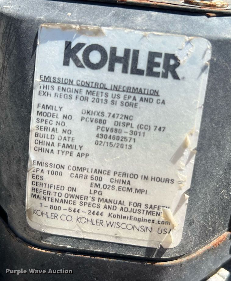 image for item LI9664 Exmark X-Series  ZTR lawn mower