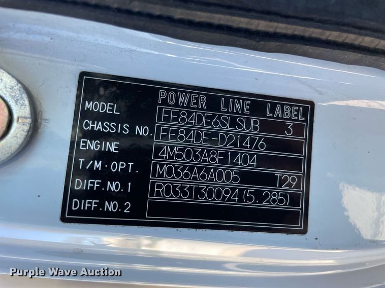 image for item LJ9641 2007 Mitsubishi Fuso FE84D  box truck