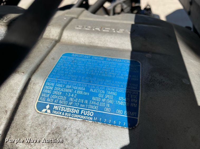 image for item LJ9641 2007 Mitsubishi Fuso FE84D  box truck