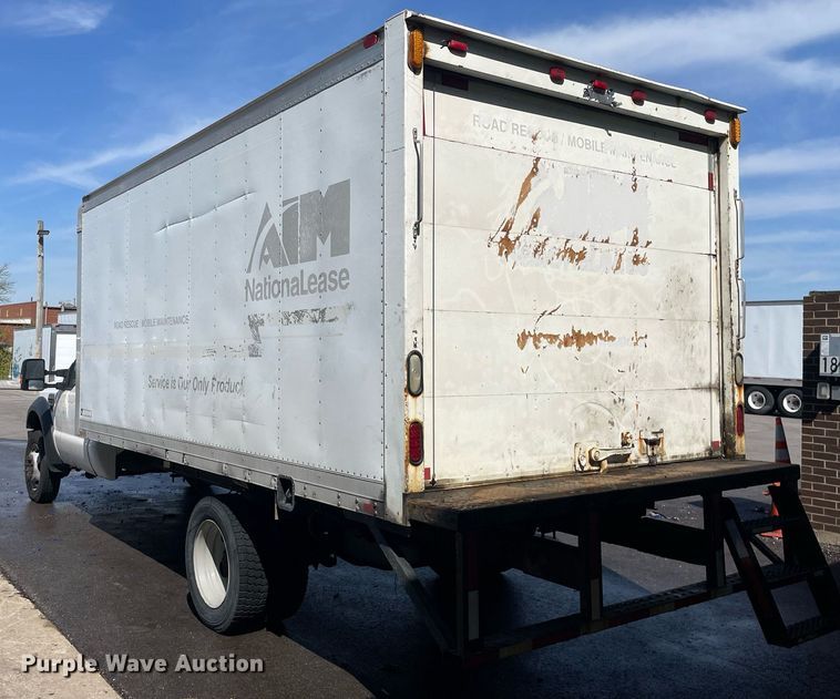 image for item LJ9650 2009  Ford F550 Super Duty XLT  box truck