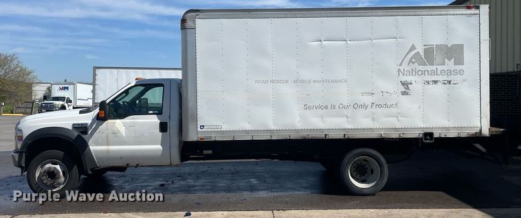 image for item LJ9650 2009  Ford F550 Super Duty XLT  box truck