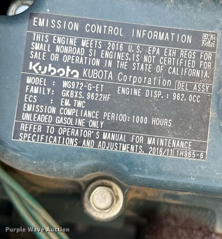 image for item LP9868 Grasshopper 932  ZTR lawn mower