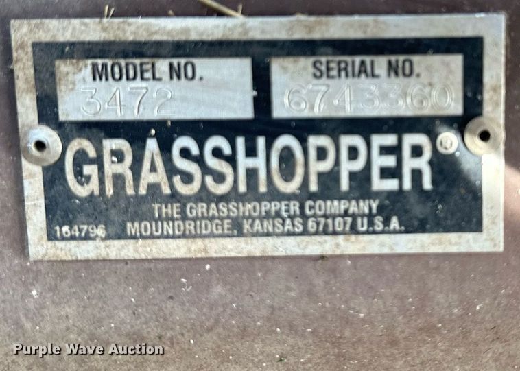 image for item LP9869 Grasshopper 932  ZTR lawn mower