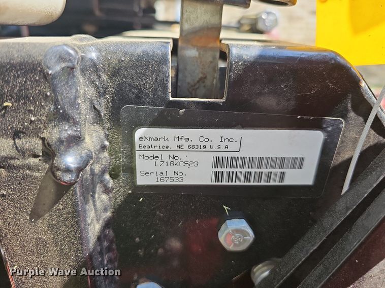 image for item LW9578 Exmark LZ18KC523  ZTR lawn mower