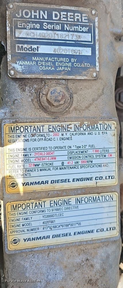 image for item MC9014 John Deere 1600 Turbo  lawn mower