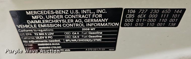 image for item MC9016 2008 Mercedes Benz R350