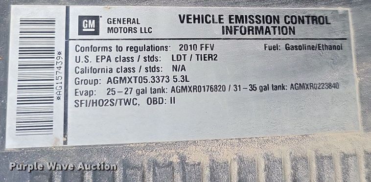 image for item MC9760 2010 Chevrolet Silverado 1500  Crew Cab pickup truck