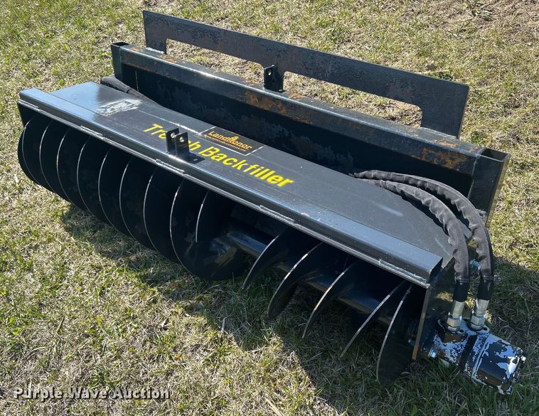 image for item MC9874 Land Honor  54"W skid steer trench backfiller