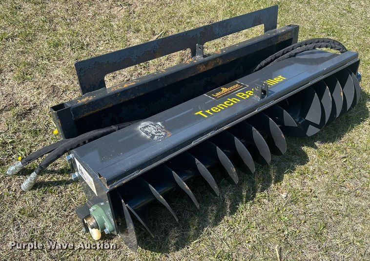 image for item MC9874 Land Honor  54"W skid steer trench backfiller