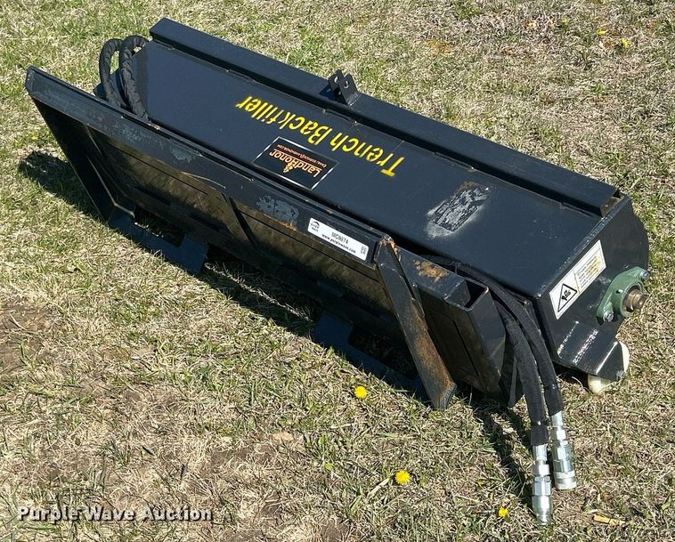 image for item MC9874 Land Honor  54"W skid steer trench backfiller