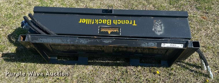 image for item MC9874 Land Honor  54"W skid steer trench backfiller