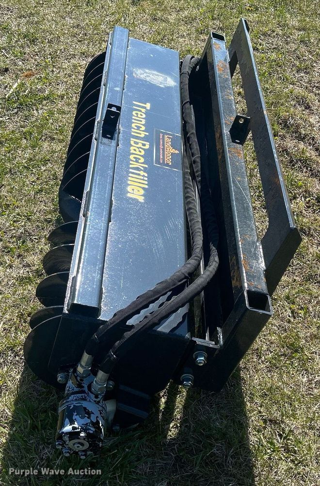 image for item MC9874 Land Honor  54"W skid steer trench backfiller